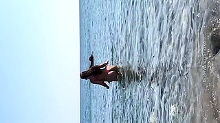 Public Beach JOI Vlog Outdoor Bikini