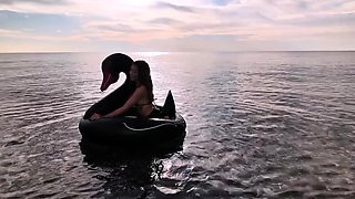 Big boobs amateur teen outdoor public fuck