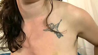 Stacey Stax Reveals Her Hairy Brunette Self and Toys