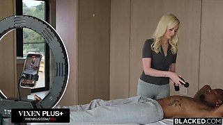 Lexi Lore Blonde Therapist Fucked Doggystyle By Damion Dayski's Huge Black Cock