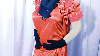 Indian Muslim Hijabi Beautiful Woman in Arabian Style