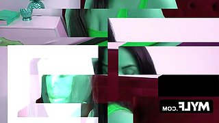 The voluptuous mature woman gave the passionate young man a treat by taking his member into her mouth and allowing him to thrust his penis into her wetness.