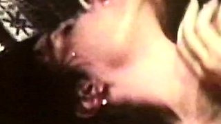 Amateur euro teens in a hardcore threesome