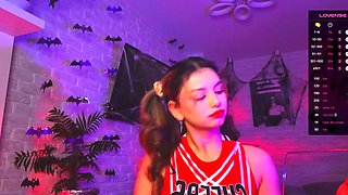 Big boobs webcam slut toys her asshole