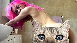 Voyeur Cam Catches Small tit Hairy Teen Nude At The Beach