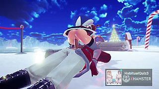 MMD R18 Christmas  SEX Luke want to gangbang public ahegao 3d hentai fap hero ntr cheating wife big dick