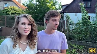 Naughty Teen Girl Shows Natural Tits on Czech Street & Cheats on BF - POV Hardcore Pick Up Sex