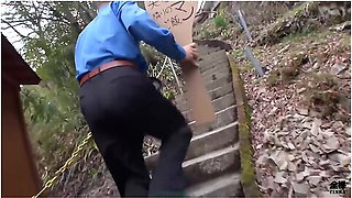 Abe-chan Visits The Japanese Boondocks To Discovery A No Panties Milf