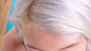 I Creampie a Tiny Small Titty Teen in Yoga Pants - Luna Fae