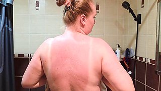 Husband Always Gets Turned On Watching His Chubby Wife Shower  Real Amateur Married Couple