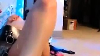 Waxed Asian Squirts on Hitachi: Webcam Solo