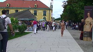 Busty amateur teen outdoor hardcore facial action