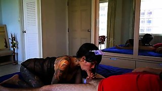 InkedMonster - Asian Babe Fucked And Cummed On
