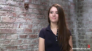 Brand New Girl Tries Anal and DP for the First Time in Take Down Scene