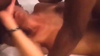 Blonde French MILF's Interracial Group Sex
