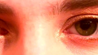 Pov cumshot from a tit fuck in close up