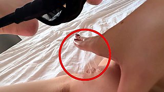 Wet Pussy Fingering Before Work! Intense Orgasm Female POV