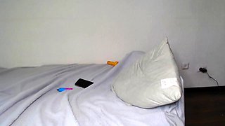 Chubby Brunette Big Boobs Dildo Masturbation