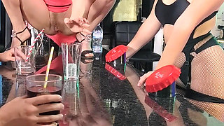 Special: Behind the Scenes Foursome Strip Club Pee