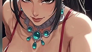 Gol Hot Busty Asian Mai Shiranui Dance Animation