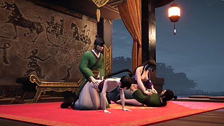 Recalling the Days When He Had an Affair with Stepsister Tong Behind the Stage (3d)