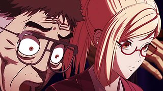 Thrilling animated showdown with fierce passion in a public arena