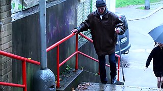 reward ass fucking with a horny big dick grandpa