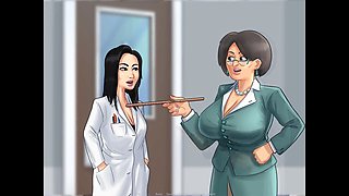 Milf professor strolls around college with a vibrator in her beaver