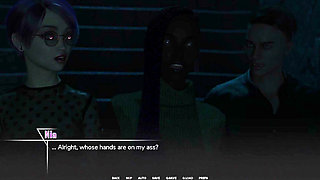 Taboo University - Big Titty Emo College Girl Gets Conforted by Busty Black Girl with Tattoos