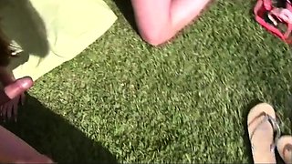 Six teens have group sex in the shower