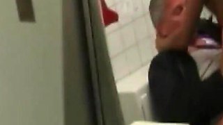 Horny Fuck in a Public Toilet