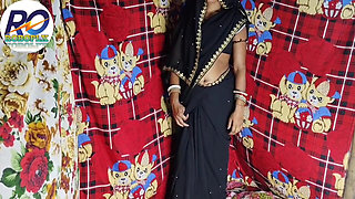 Part (1) the Devar and Bhabhi Chudai in Black Saree Blouse Super Mast Chudai Hindi Audio Claire Vais and Music and Amazing Scene
