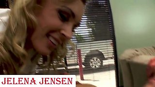COUGAR Massagist! Handsome Tanya Tate & Jelena Jensen's Lesbo Plumb!