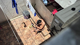 My Neighbor Almost Caught Me Recording Her; I Masturbated Until I Think She Saw Me