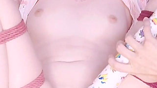 I Tied up My Teen Step Stepsister and Fucked Her with Sex Toys in Her Bald Pussy and Tight Anal