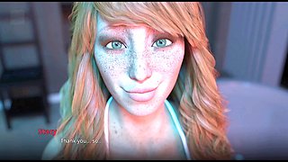 Curvy girl with big boobs experiences something new