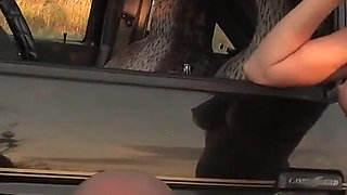 Ally Enjoys Wild Ride in Jeep