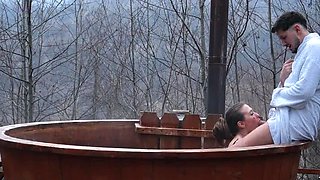 Horny Car Sex & Hot Tub Fun with Laura Quest: Real Amateur Action