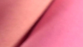 I Lick, Spit and Caress a Dick with My Tongue Through Pink Satin Panties