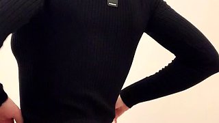 Sexy black amateur caught taking a shower on hidden cam