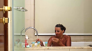Wife Takes a Shower in a Hotel, MILF, Full Scene, Ep 32901