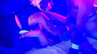 Amateur African duo hardcore anal fingering