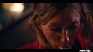 Alien Hentai Porn - Lobby Girl Trapped by Huge Monster Cock in Hotel
