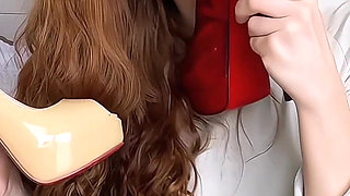 Goddess Worship with Red Sole Worship - Lick, Sniff, Submit