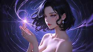 Lustrender Slideshow: Nude Mystic Enchanter Trance Swirling Spells - Ai Video