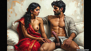 Indian bhabhi takes his cock deep inside her asshole and enjoys his cum in her mouth