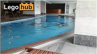 I Pick Up A Hot Cosplay Girl At The Swimming Pool With Harley Quinn