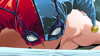 Harley Quinn Fucks and Sucks the Joker. Gothic Crime Story