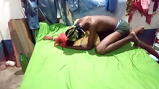 Romantic Video with a Desi Aunty Featuring a Hot Butt and Kissing Only