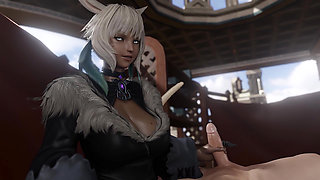 Y'shtola:cowgirl Boobs - Final Fantasy 3D Porn
